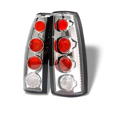 Chevrolet Blazer Spyder Euro Style Taillights - Chrome - 111-CCK88-C