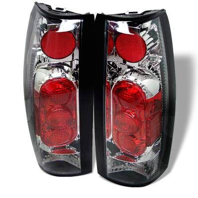 Chevrolet Blazer Spyder G2 Euro Style Taillights - Chrome - 111-CCK88G2-C