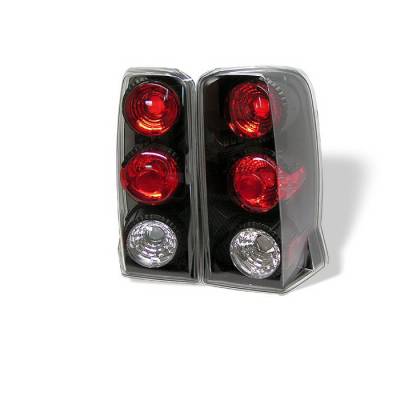 Cadillac Escalade Spyder Altezza Taillights - Black - 111-CD00-LED-RS