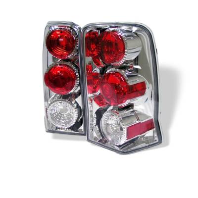 Cadillac Escalade Spyder Euro Style Taillights - Chrome - 111-CE02-C