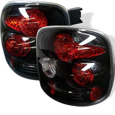 Chevrolet Silverado Spyder Altezza Taillights - Black - 111-CS99-LED-RS