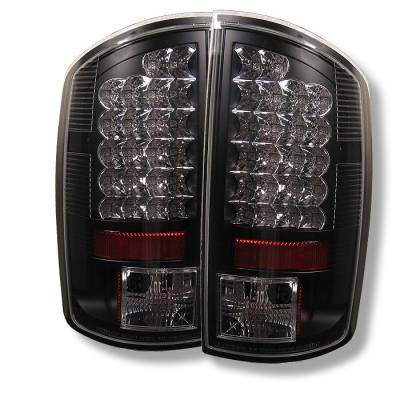 Dodge Ram Spyder LED Taillights - Black - 111-DRAM02-LED-BK