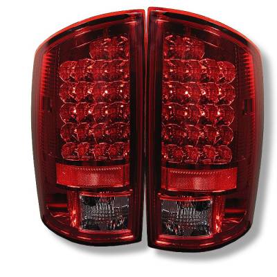 Dodge Ram Spyder LED Taillights - Red Clear - 111-DRAM02-LED-RC