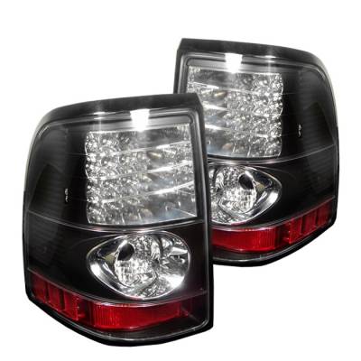 Ford Explorer Spyder LED Taillights - Black - 111-FEXP02-LED-BK