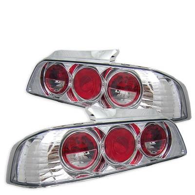 Honda Prelude Spyder Euro Style Taillights - Chrome - 111-HP97-C