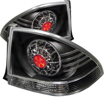 Lexus IS Spyder LED Taillights - Black - 111-LIS300-LED-BK