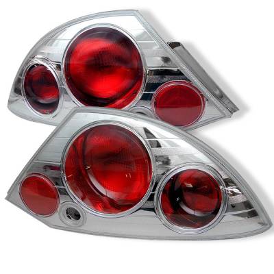 Mitsubishi Eclipse Spyder Euro Style Taillights - Chrome - 111-ME00-C