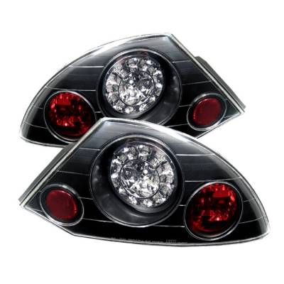 Mitsubishi Eclipse Spyder LED Taillights - Black - 111-ME00-LED-BK