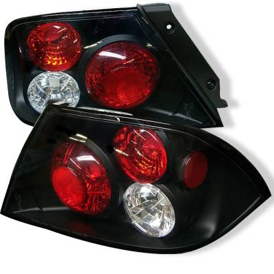 Mitsubishi Lancer Spyder Euro Style Taillights - Black - 111-ML02-BK