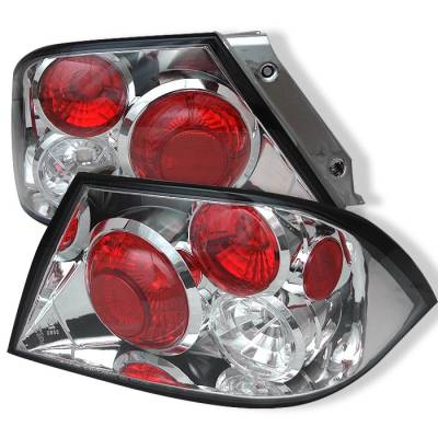 Mitsubishi Lancer Spyder Euro Style Taillights - Chrome - 111-ML02-C