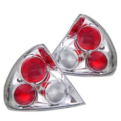 Mitsubishi Lancer Spyder Euro Style Taillights - Chrome - 111-ML97-C