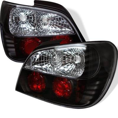 Subaru WRX Spyder Euro Style Taillights - Black - 111-SI01-BK