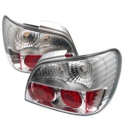 Subaru WRX Spyder Altezza Taillights - Chrome - 111-TC03-LED-BK