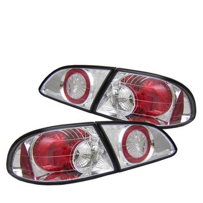 Toyota Corolla Spyder Euro Style Taillights - Chrome - 111-TC98-C