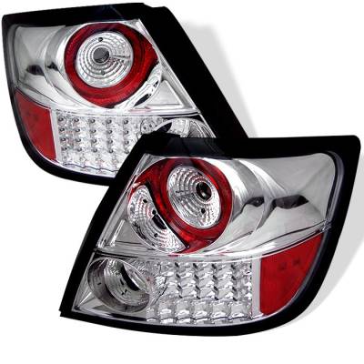 Scion tC Spyder LED Taillights - Chrome - 111-TSTC04-LED-C