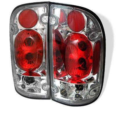 Toyota Tacoma Spyder Euro Style Taillights - Chrome - 111-TT01-C