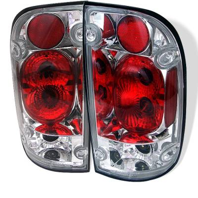 Toyota Tacoma Spyder Euro Style Taillights - Chrome - 111-TT95-C