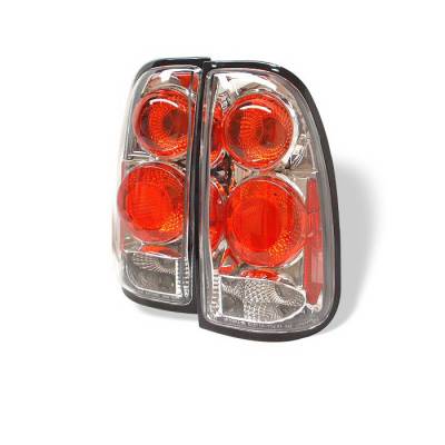 Toyota Tundra Spyder Altezza Taillights - Chrome - 111-VG03-LED-BK