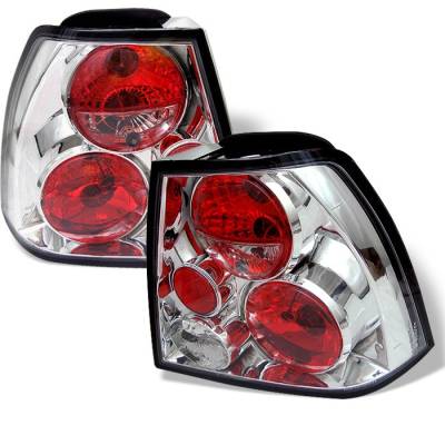 Volkswagen Jetta Spyder Euro Style Taillights - Chrome - 111-VJ99-C