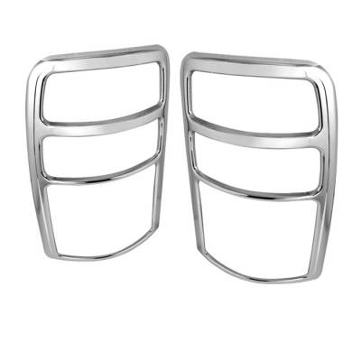 Chevrolet Suburban Spyder ABS Taillights Bezel - Chrome - CA-TB-CSUB00