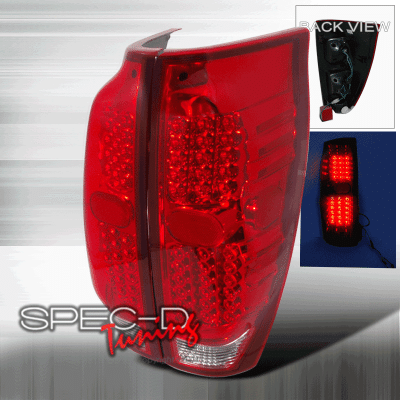 Chevrolet Avalanche Spec-D LED Taillights - Red - LT-AVA02RLED-KS