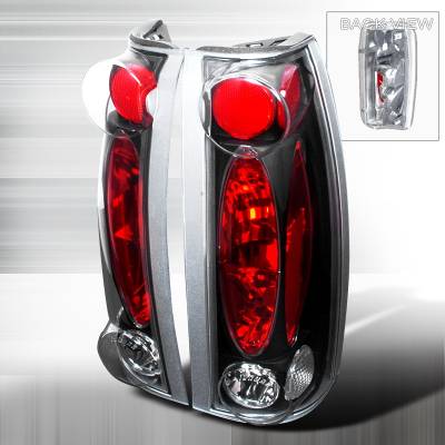 Cadillac Escalade Spec-D Altezza Taillights - Black - LT-C1088JM-TM