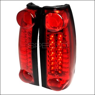 Cadillac Escalade Spec-D LED Taillights - Red - LT-C1088RLED-TM