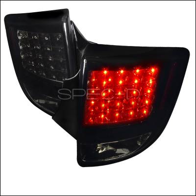 Toyota Celica Spec-D LED Taillights Glossy - Black Housing with Smoke Lens - LT-CEL00BBLED-TM