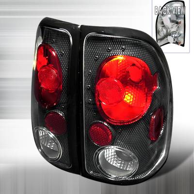 Dodge Dakota Spec-D Altezza Taillights - Chrome - LT-DAK97CF-KS