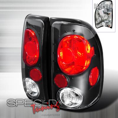 Dodge Dakota Spec-D Altezza Taillights - Black - LT-DAK97JM-KS