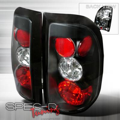 Dodge Dakota Spec-D Altezza Taillights - Black - LT-DAK97JM-TM