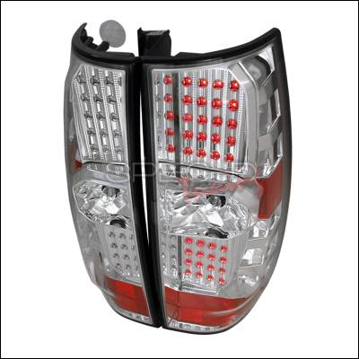 Chevrolet Tahoe Spec-D LED Taillights - Chrome - LT-DEN07CLED-DP