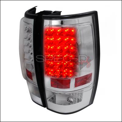 Chevrolet Tahoe Spec-D LED Taillights - Chrome - LT-DEN07CLED-TM