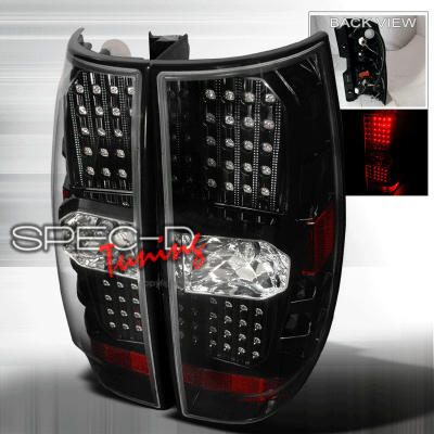 Chevrolet Tahoe Spec-D LED Taillights - Black - LT-DEN07JMLED-DP