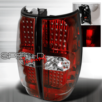 Chevrolet Tahoe Spec-D LED Taillights - Red - LT-DEN07RLED-DP