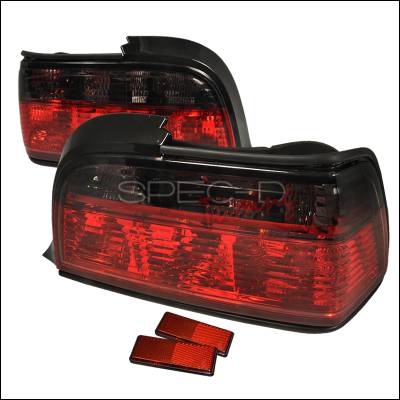 BMW 3 Series 2DR Spec-D Altezza Taillights - Red & Smoke - LT-E362RG-APC