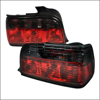 BMW 3 Series 4DR Spec-D Altezza Taillights - Red & Smoke - LT-E364RG-APC