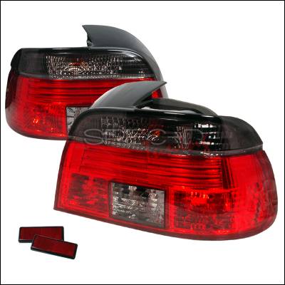 BMW 5 Series Spec-D Altezza Taillights - Smoke - LT-E394G-APC