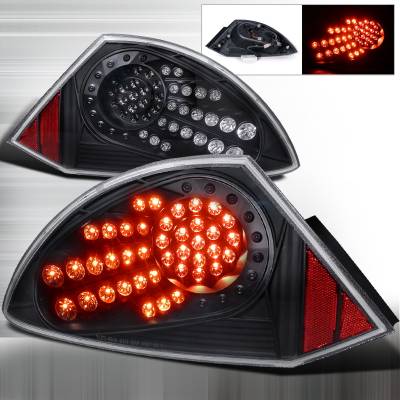 Mitsubishi Eclipse Spec-D LED Taillights - Black - LT-ELP00JMLED-WJ