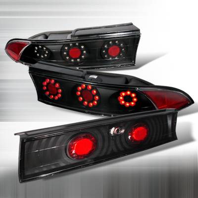 Mitsubishi Eclipse Spec-D LED Taillights - Chrome - LT-ELP95JM3LED-KS