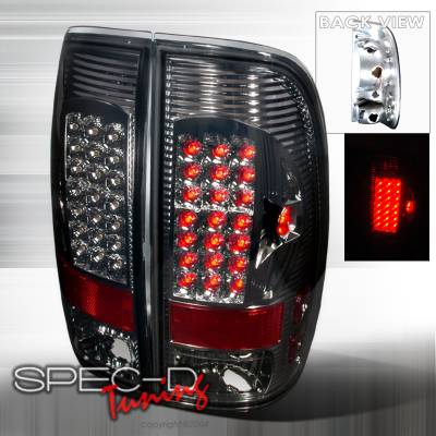 Ford F150 Spec-D LED Taillights - Smoke - LT-F15097GLED-APC