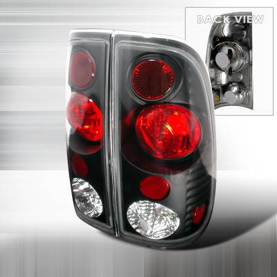 Ford F150 Spec-D Altezza Taillights - Black - LT-F15097V2JM-KS