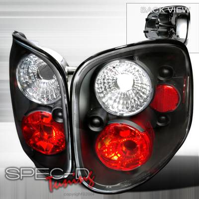 Ford F150 Spec-D Altezza Taillights - Black - LT-F150F97JM-TM