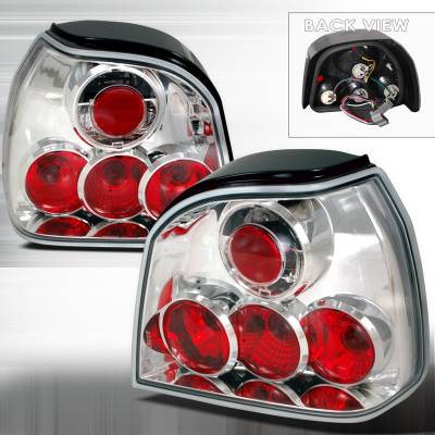 Volkswagen Golf Spec-D Altezza Taillights - Chrome - LT-GLF93-TM