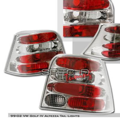 Volkswagen Golf Spec-D Altezza Taillights - Chrome - LT-GLF99-KS