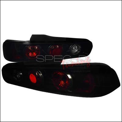 Acura Integra Spec-D Euro Taillights - Glossy - Black Housing with Smoke Lens - LT-INT942BB-TM