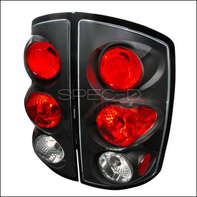 Dodge Ram Spec-D Altezza Taillights - Black - LT-RAM02JM-TM