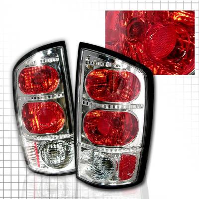 Dodge Ram Spec-D Altezza Taillights - Chrome - LT-RAM02-KS