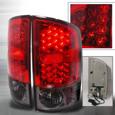 Dodge Ram Spec-D LED Taillights - Red - LT-RAM02RLED-KS