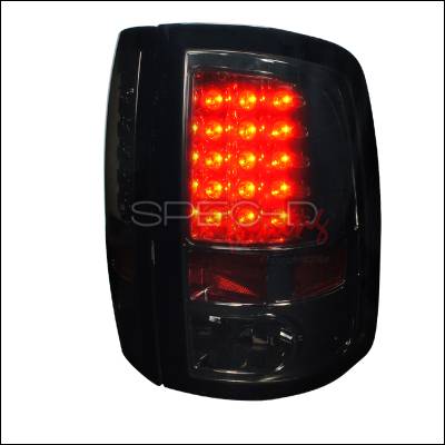 Dodge Ram Spec-D LED Taillights - Smoke Lens - LT-RAM09GLED-TM